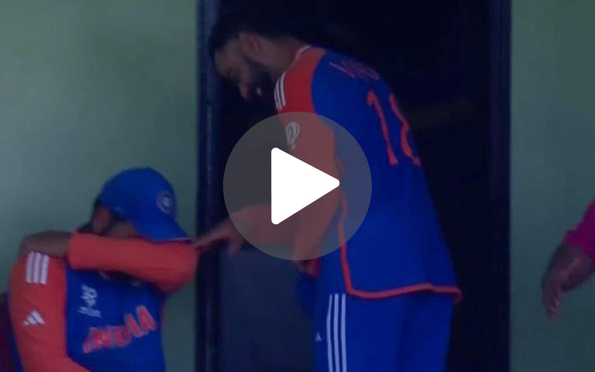 [Watch] Emotional Rohit Sharma Cries After India Reach T20 WC 2024 Final; Kohli Consoles His IND Captain